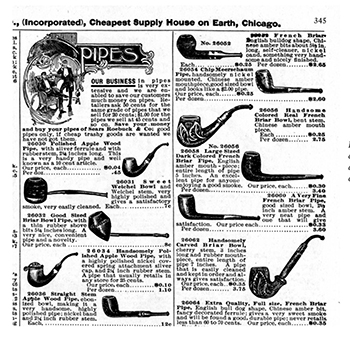old pipe advertisement